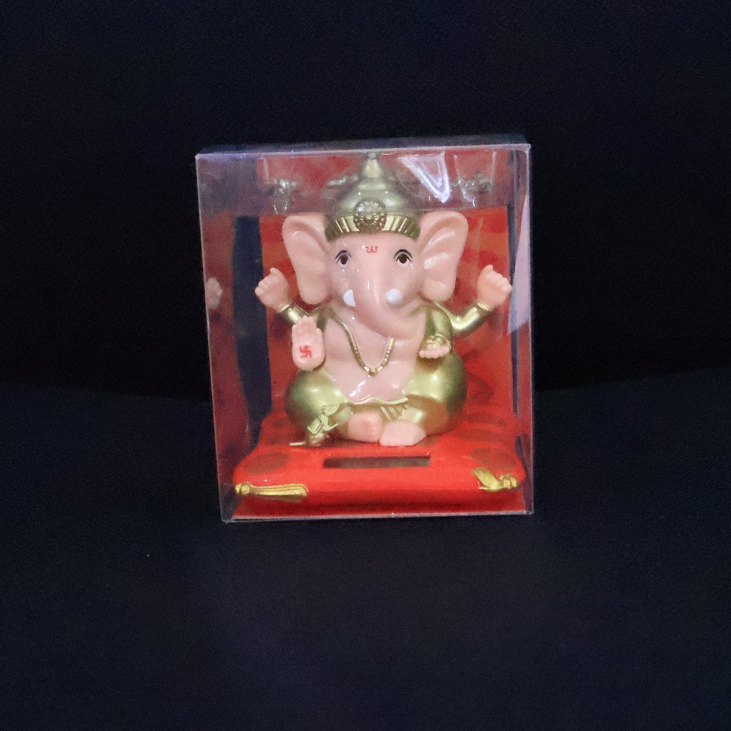 Decorative Medium Lord Ganesh Idol Decorative Statue with Solar-Powered Base (1 Pc) Decorative Medium Lord Ganesh Idol Decorative Statue with Solar-Powered Base (1 Pc)